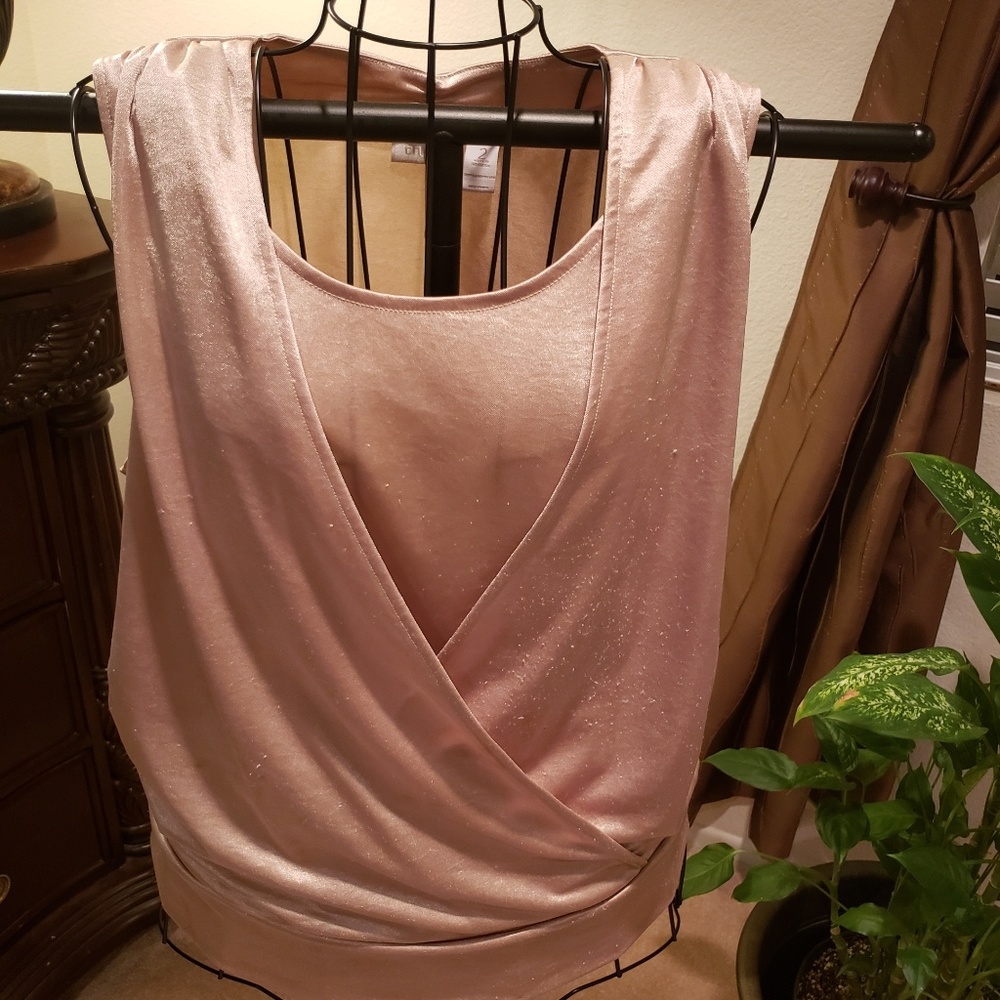 Chico's Faux Wrap Top